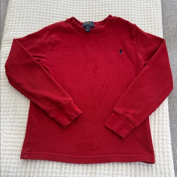 Polo Ralph Lauren Other - Polo by Ralph Lauren Vibrant Red Crew Neck Boys Top